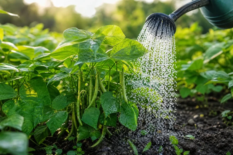 Quelle quantité d'eau est nécessaire pour arroser les haricots verts ?